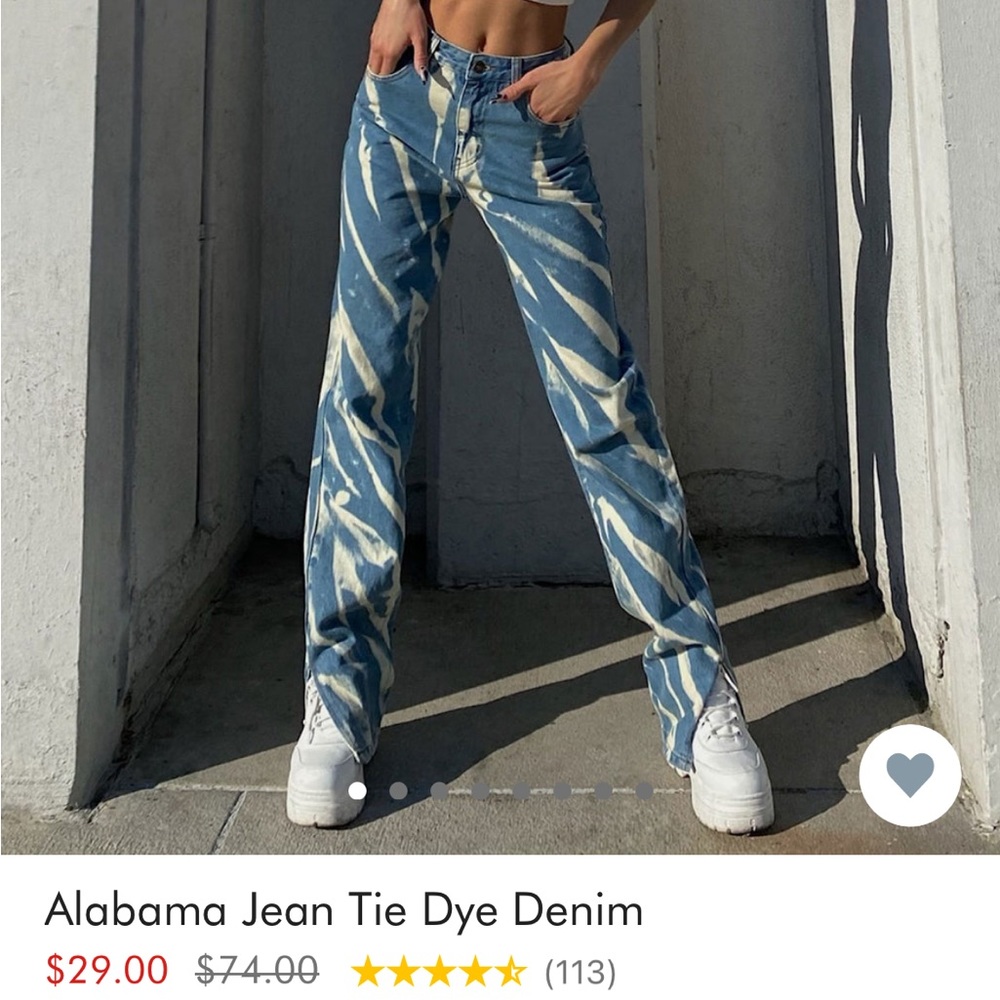Alabama Jean Tie Die Denim